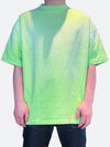 VIVID COLOR WASHED GRADATION T-SHIRT: Vivid color washed gradient T-shirt