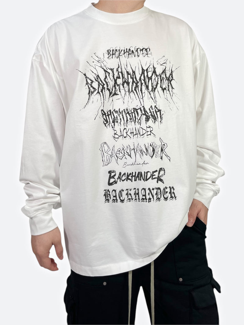 GRAFFITI REVERB LONG SLEEVE TEE：グラフィティリバーブロングスリーブTシャツ