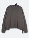 TORN ASHEN GRIT SWEATER：トーンアシェングリットセーター