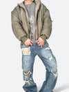 USED ​​SOLID COLOR WASHED HOODIE: Used solid color washed hoodie