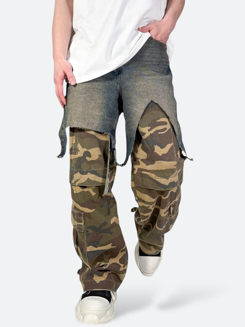 EXILED FRAGMENT DUAL CAMO PANTS：エクサイルドフラグメントデュアルカモパンツ