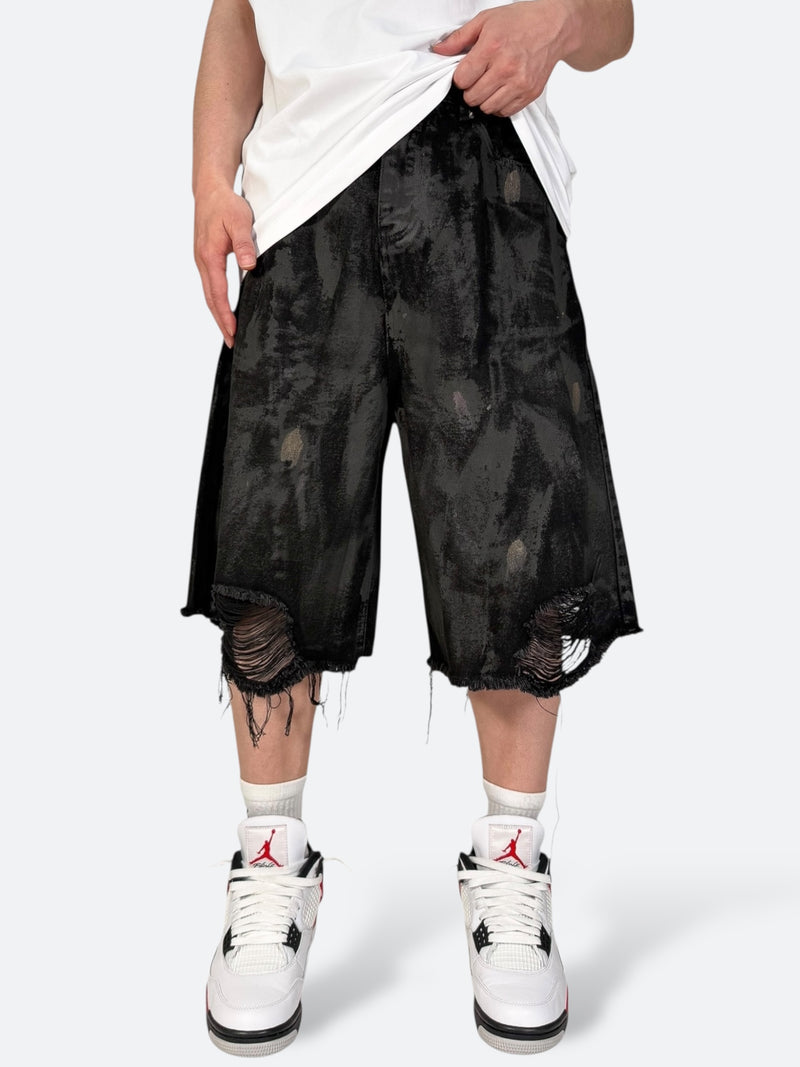 BURNMARKED LOW CROP DENIM：バーンマークト ロークロップ デニム