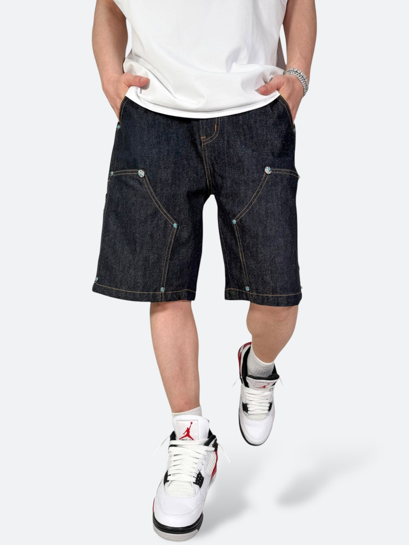 AZTEC VANGUARD X DENIM SHORTS：アズテック ヴァンガード エックス デニムショーツ
