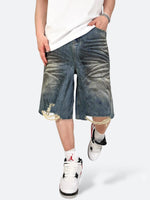 URBAN DAMAGE CARGO SHORTS: Urban Damage Cargo Shorts