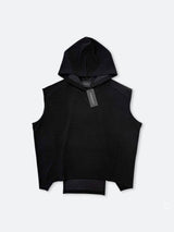DARK DRAPE BULK HOOD VEST：ダーク ドレープ バルク フード ベスト