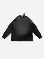 USED ​​SOLID COLOR WASHED HOODIE: Used solid color washed hoodie