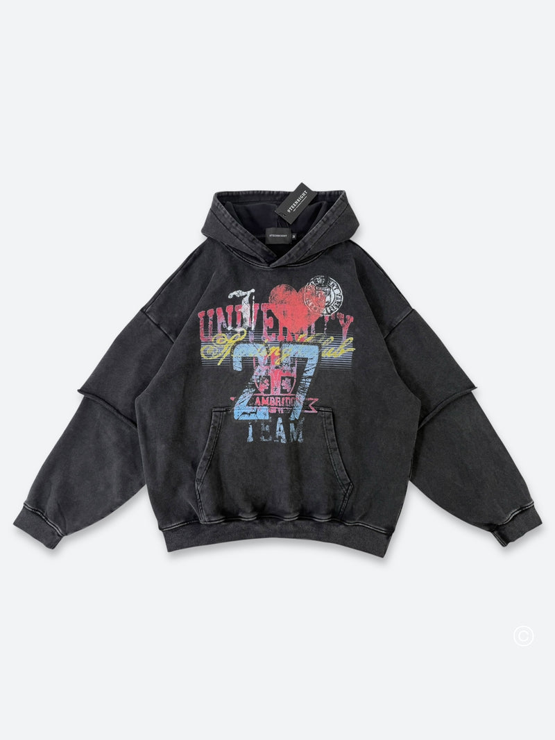 VARSITY CREST ARCHIVE HOODIE：バーシティ クレスト アーカイブ フーディー