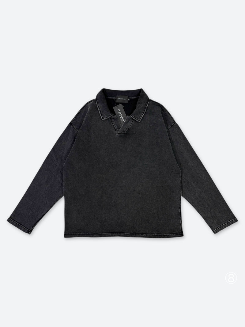 USED ​​SOLID COLOR WASHED HOODIE: Used solid color washed hoodie
