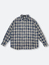 GRITTY PLAID ROW EDGE SHIRT：グリティープレイドロウエッジシャツ