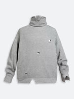 URBAN DISRUPTED EDGE SWEATER：アーバンディスラプテッドエッジセーター