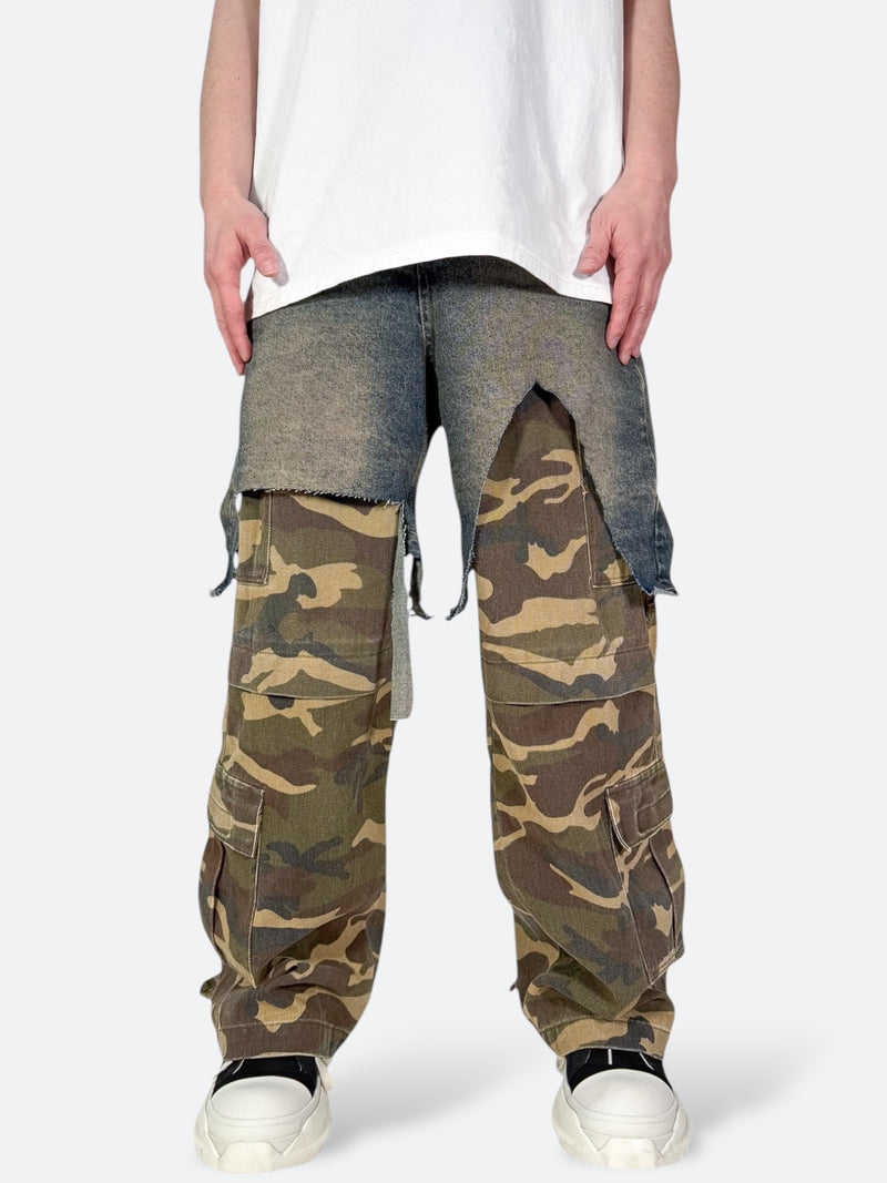 EXILED FRAGMENT DUAL CAMO PANTS：エクサイルドフラグメントデュアルカモパンツ