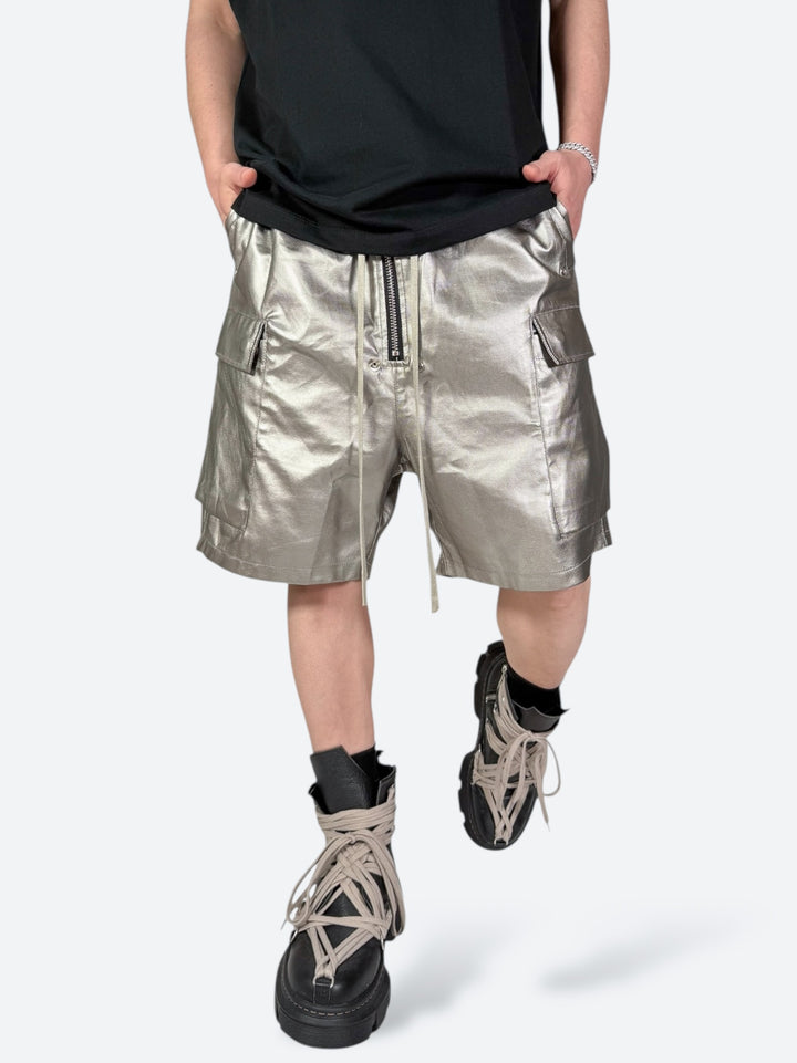 【KOOLOSET】Stack Pigment Cargo Half Pants Men's Cargo Six 6 Pockets Pocket Shorts Casual Work Half