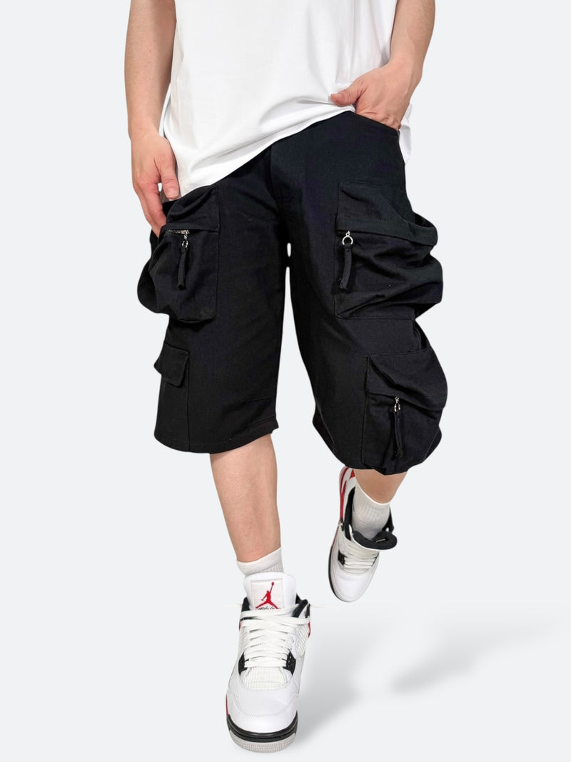 CROSS PATCH VINTAGE SHORT DENIM: Cross patch vintage short denim
