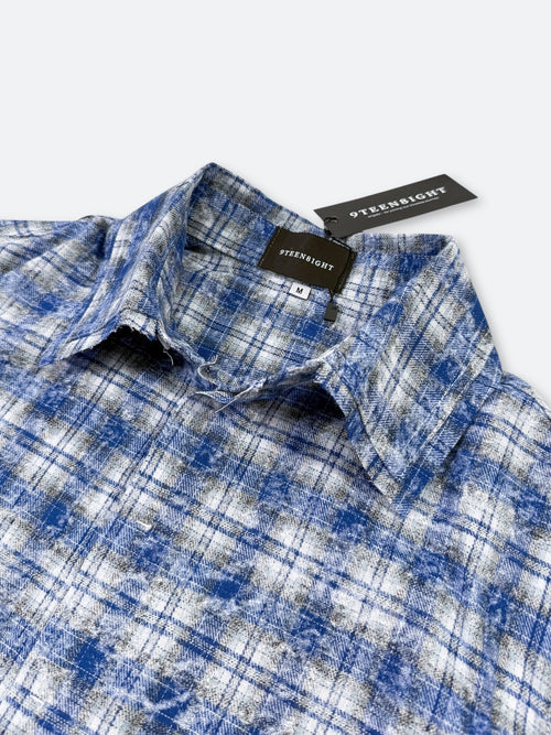 DEGRADE BLEAKWASH PATCH SHIRT：デグラデ ブリークウォッシュ パッチ シャツ