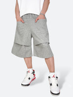 CROSS PATCH VINTAGE SHORT DENIM: Cross patch vintage short denim
