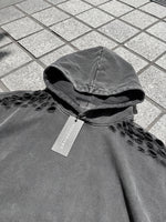 USED ​​SOLID COLOR WASHED HOODIE: Used solid color washed hoodie