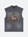 ANCIENT GUARDIAN VINTAGE SLEEVELESS SHIRT: Ancient Guardian Sleeveless Shirt 