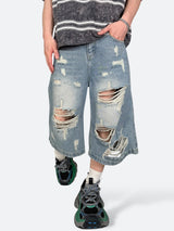 BLASTAGE BANG BAGGY DENIM SHORTS：ブラスタージ バング バギー デニム ショーツ
