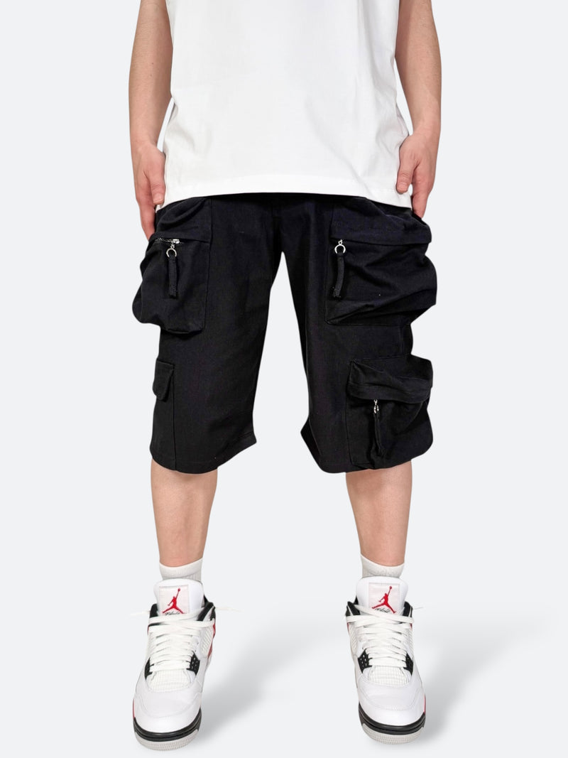 CROSS PATCH VINTAGE SHORT DENIM: Cross patch vintage short denim