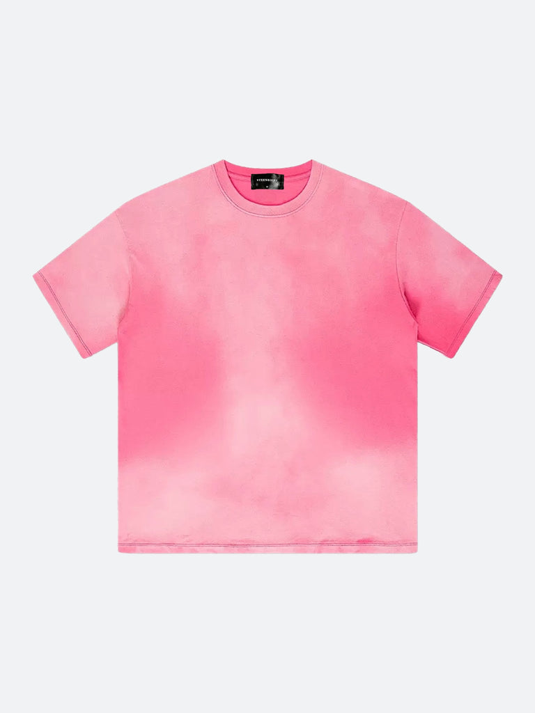 WASHED LOOSE GRADATION T-SHIRT: Washed loose gradient T-shirt