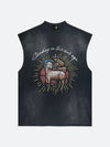 ANCIENT GUARDIAN VINTAGE SLEEVELESS SHIRT: Ancient Guardian Sleeveless Shirt 