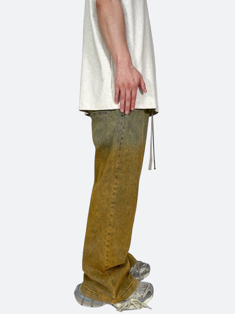 RUSTED WAVE WIDE PANTS：ラステッドウェーブワイドパンツ