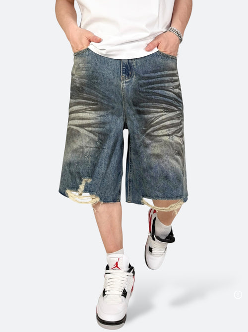 BURNMARKED LOW CROP DENIM：バーンマークト ロークロップ デニム