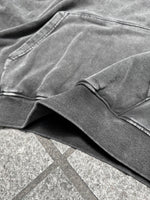 USED ​​SOLID COLOR WASHED HOODIE: Used solid color washed hoodie