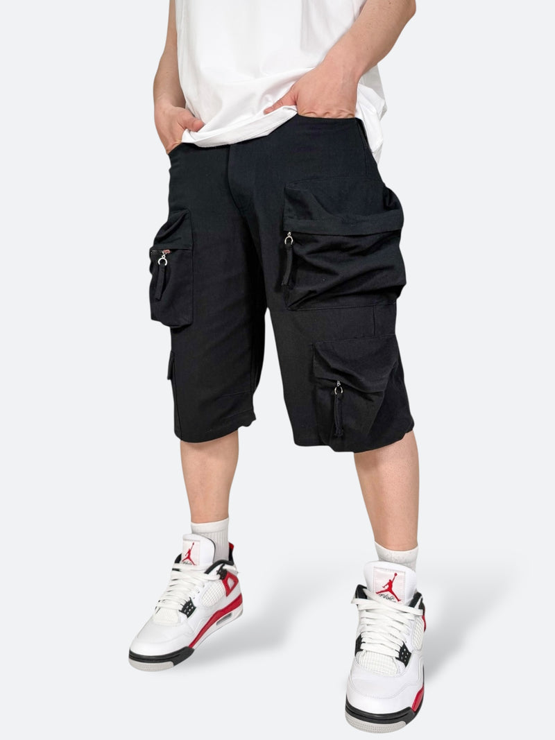 CROSS PATCH VINTAGE SHORT DENIM: Cross patch vintage short denim