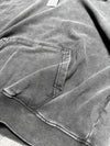 USED ​​SOLID COLOR WASHED HOODIE: Used solid color washed hoodie