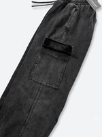 DAMAGED PATCH WHITE SKINNY DENIM: Damaged patch white skinny denim