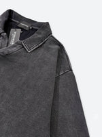 USED ​​SOLID COLOR WASHED HOODIE: Used solid color washed hoodie
