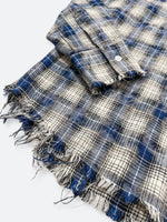 GRITTY PLAID ROW EDGE SHIRT：グリティープレイドロウエッジシャツ