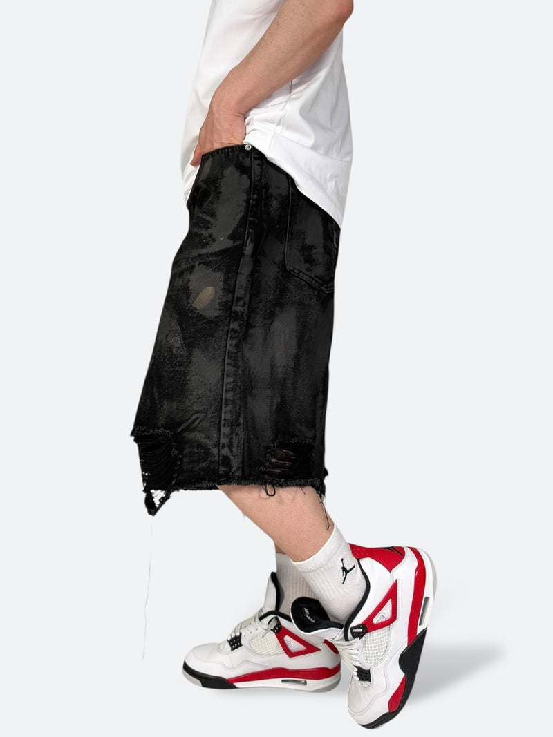 BURNMARKED LOW CROP DENIM：バーンマークト ロークロップ デニム