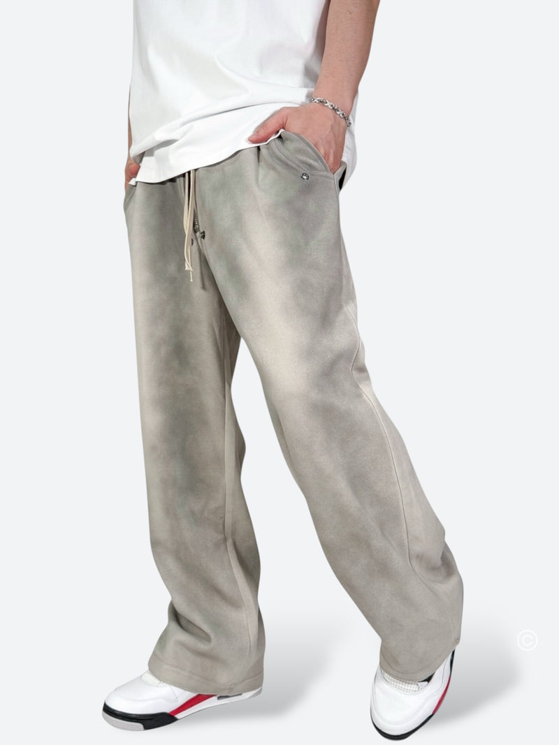 ASH DRIP SHADOW WIDE PANTS：アッシュ ドリップ シャドウ ワイド パンツ