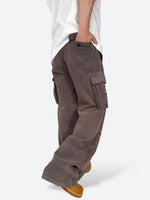 ASH GRIME DRAPE BAGGY CARGO PANTS：アッシュ グライム ドレープ バギー カーゴ パンツ