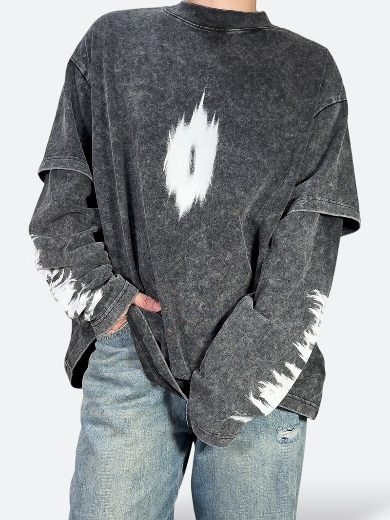 ECLIPSE BURST LONG T-SHIRT：エクリプスバーストロングTシャツ