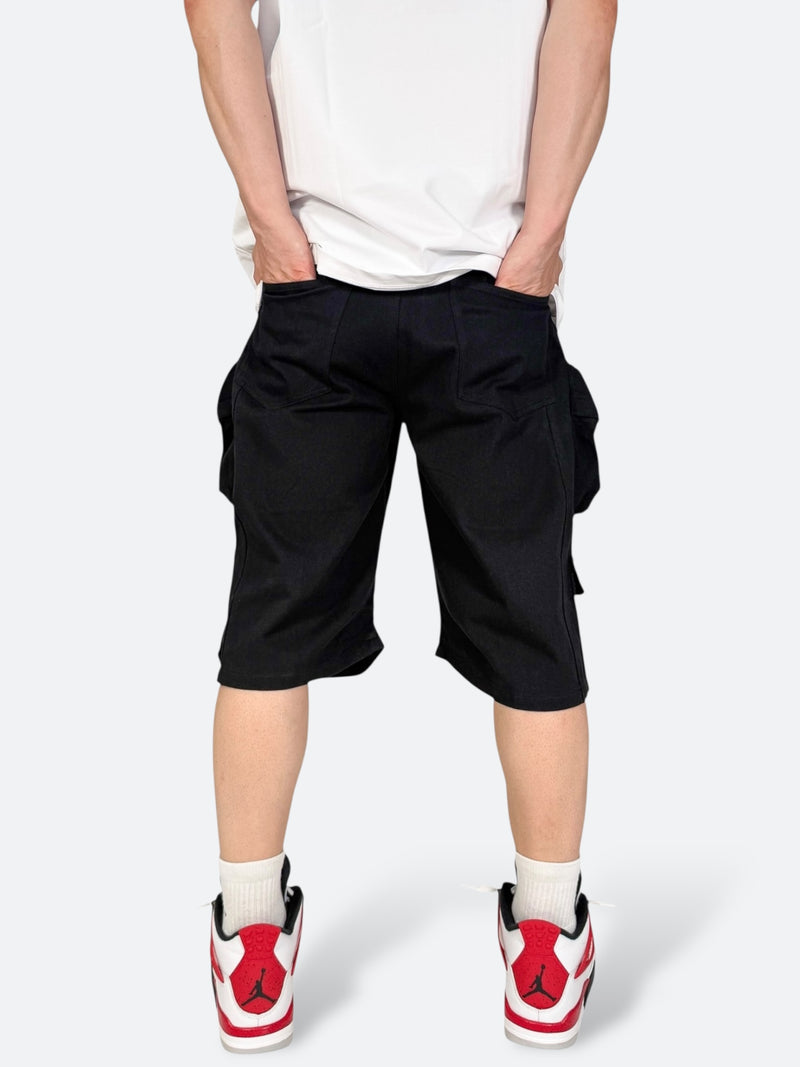 CROSS PATCH VINTAGE SHORT DENIM: Cross patch vintage short denim