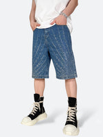 ASTRO BURST RADIANT DENIM SHORTS：アストロ バースト レイディアント デニム ショーツ