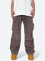 ASH GRIME DRAPE BAGGY CARGO PANTS：アッシュ グライム ドレープ バギー カーゴ パンツ