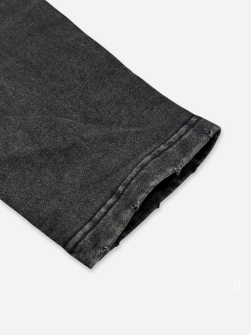 USED ​​SOLID COLOR WASHED HOODIE: Used solid color washed hoodie