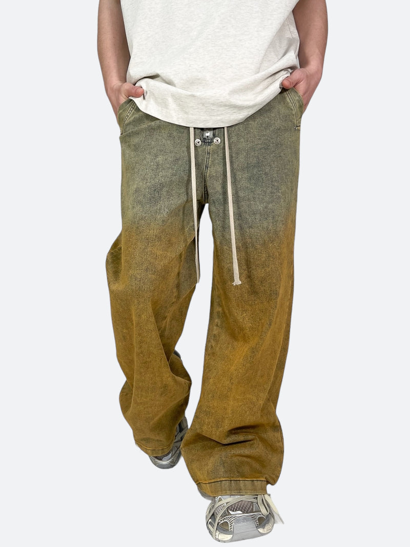 RUSTED WAVE WIDE PANTS：ラステッドウェーブワイドパンツ