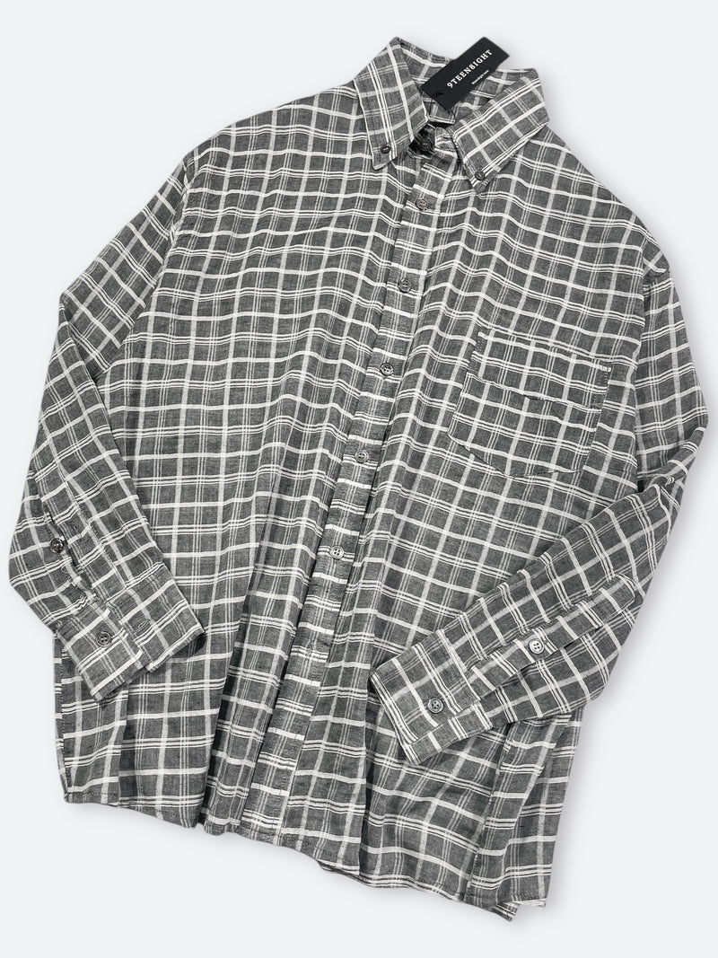 DISTORTED GRID SHIRT：ディストーテッドグリッドシャツ