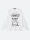 GRAFFITI REVERB LONG SLEEVE TEE：グラフィティリバーブロングスリーブTシャツ