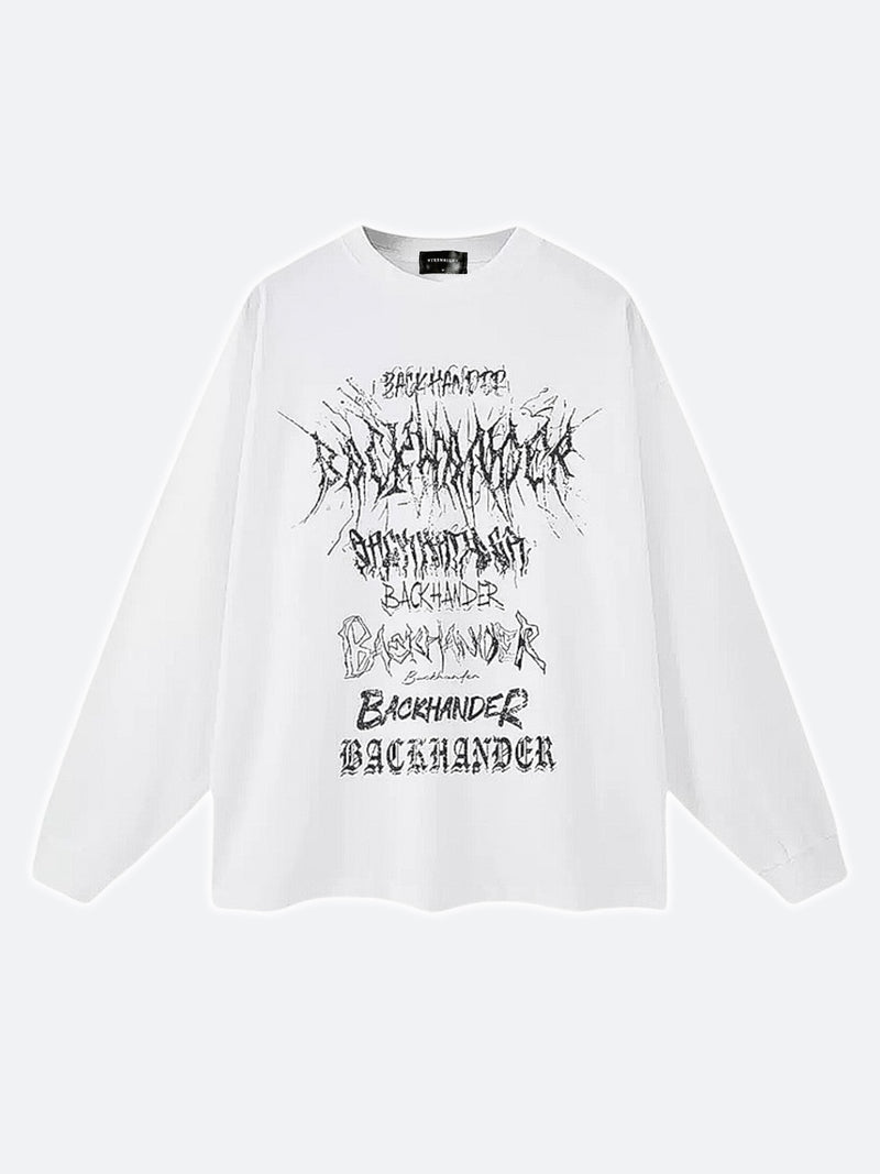 GRAFFITI REVERB LONG SLEEVE TEE：グラフィティリバーブロングスリーブTシャツ