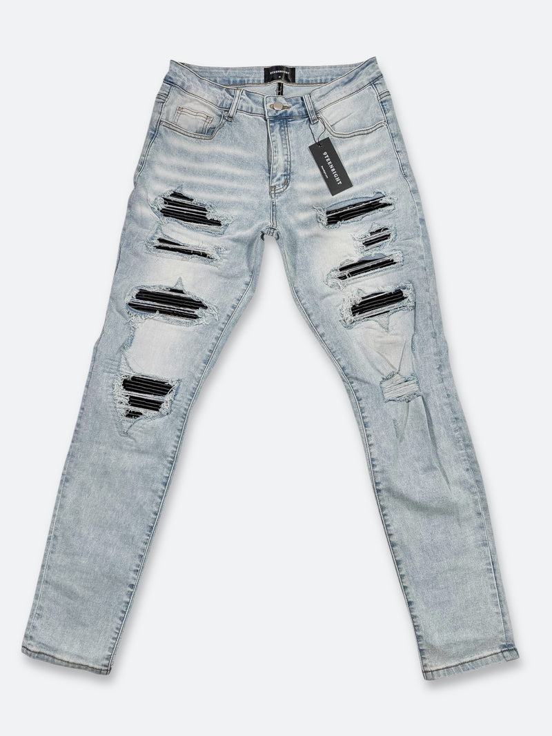 SHATTERED EDGE GLACIER DENIM：シャッタードエッジグレイシャーデニム