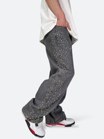 SHELLGLAM STUD WIDE DENIM：シェルグラム スタッド ワイドデニム