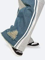RAW SIDE BACKSTITCH FLEX PANTS：ロウ サイド バックステッチ フレックス パンツ