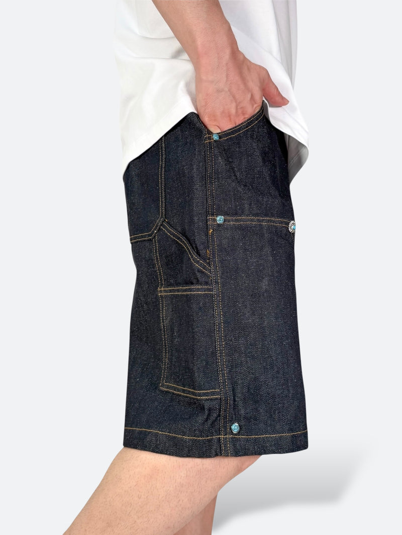AZTEC VANGUARD X DENIM SHORTS：アズテック ヴァンガード エックス デニムショーツ