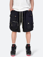URBAN FUNCTIONAL MULTI-POCKET SHORTS: Urban functional multi-pocket shorts